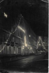 Albany Hotel at night 1934